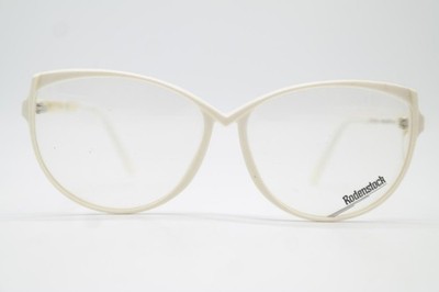Vintage Glasses Rodenstock Young Line 244 White Oval Eyeglass Frame