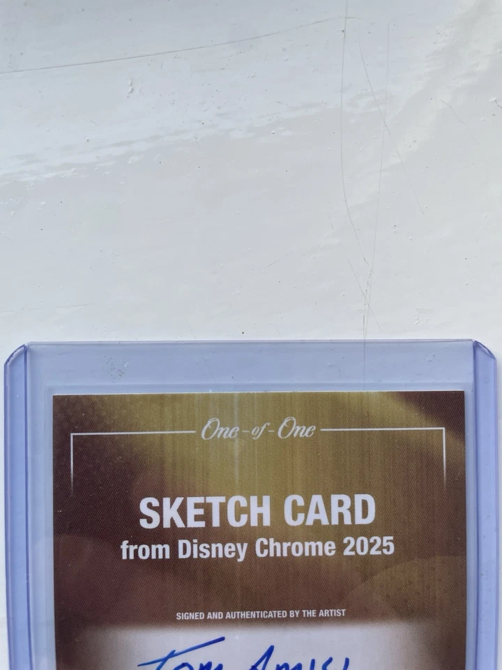 Topps Chrome Disney 2025 1/1 Winnie The Pooh Sketch - Singed By Artist Tom Amici - Image 3 of 3