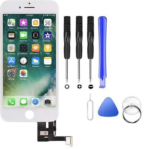 For iPhone 6s 7 8 Plus LCD Touch Screen Display Assembly Digitizer Replacement - Picture 13 of 19