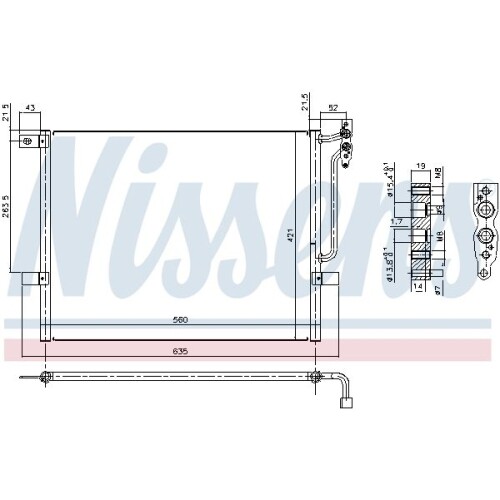 Nissens 94628 Condenseur Climatisation - Compatible VW Polo Et Seat Ibiza