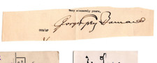 George Grey Barnard (1863-1938) Signed Clip / Autographed Artist, Sculptor