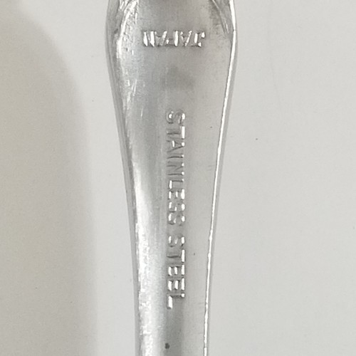 United Silver Co Flatware Lot of 25 Pieces Japan Stainless Steel Floral Pattern - Picture 22 of 24