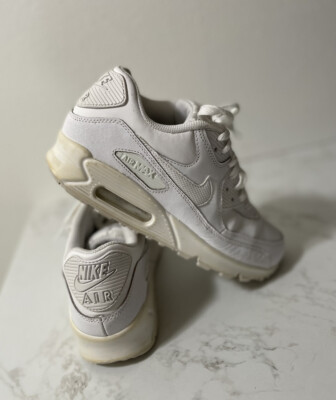 Nike Air Max 90 GS Youth Shoes White Size US 6.5Y EUR 39