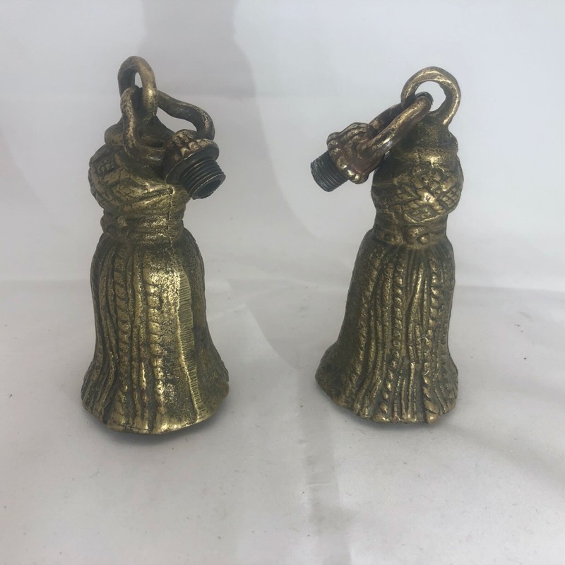 LARGE 4" BRONZE DECORATIVE  TASSELS  ( 2 )