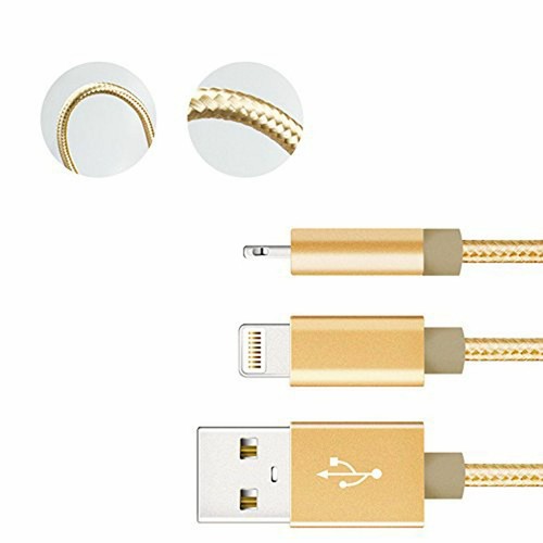 For Apple iPhone 5 6 7 8 X XR 11 12 Pro Max Mini iPad Charger Short Nylon Cable - Bild 3 von 4