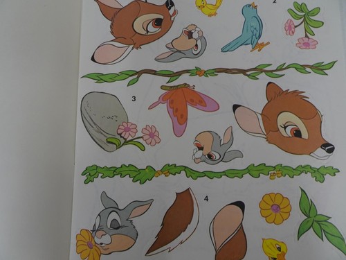 Walt Disney's Bambi Sticker Fun 1988 Golden Activity Book Complete and Unused - Foto 9 di 19