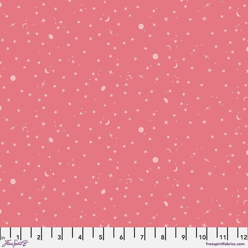 Space Sprinkles, Sunburn - Tula Pink True Colors, Quilt Fabric 100% Cotton Yd - Picture 1 of 3