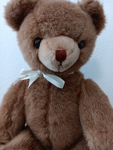 Plush Teddy Bear Schmid Brown Movable Legs Arms Head Gordon Fraiser 83 VTG 17" - Picture 4 of 8