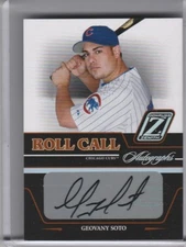 2005 DONRUSS ZENITH #RC13 GIOVANI SOTO AUTOGRAPH CHICAGO CUBS 1279