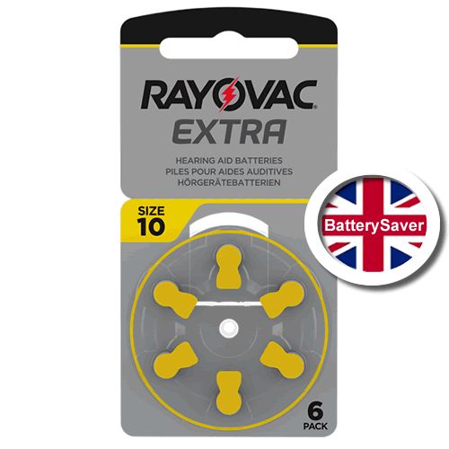 Sixty (60) x Rayovac size 10 (Yellow) Extra Hearing Aid Batteries - Picture 4 of 4