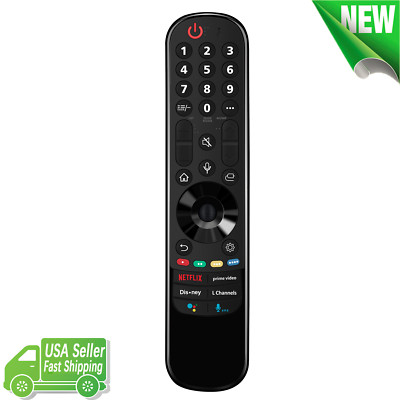 Replacement IR Remote Control For LG TV Models 65UQ7570PUJ, 50UQ7570PUJ, OLED77A2PUA – Works With MR22GA