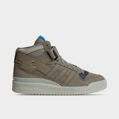 Adidas Forum Mid Mens 11.5 Retro Shoe Green Athletic Lifestyle Sneaker Trainer