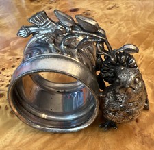 R.S. & Co. Figure Old Victorian Bird Napkin Ring Holder