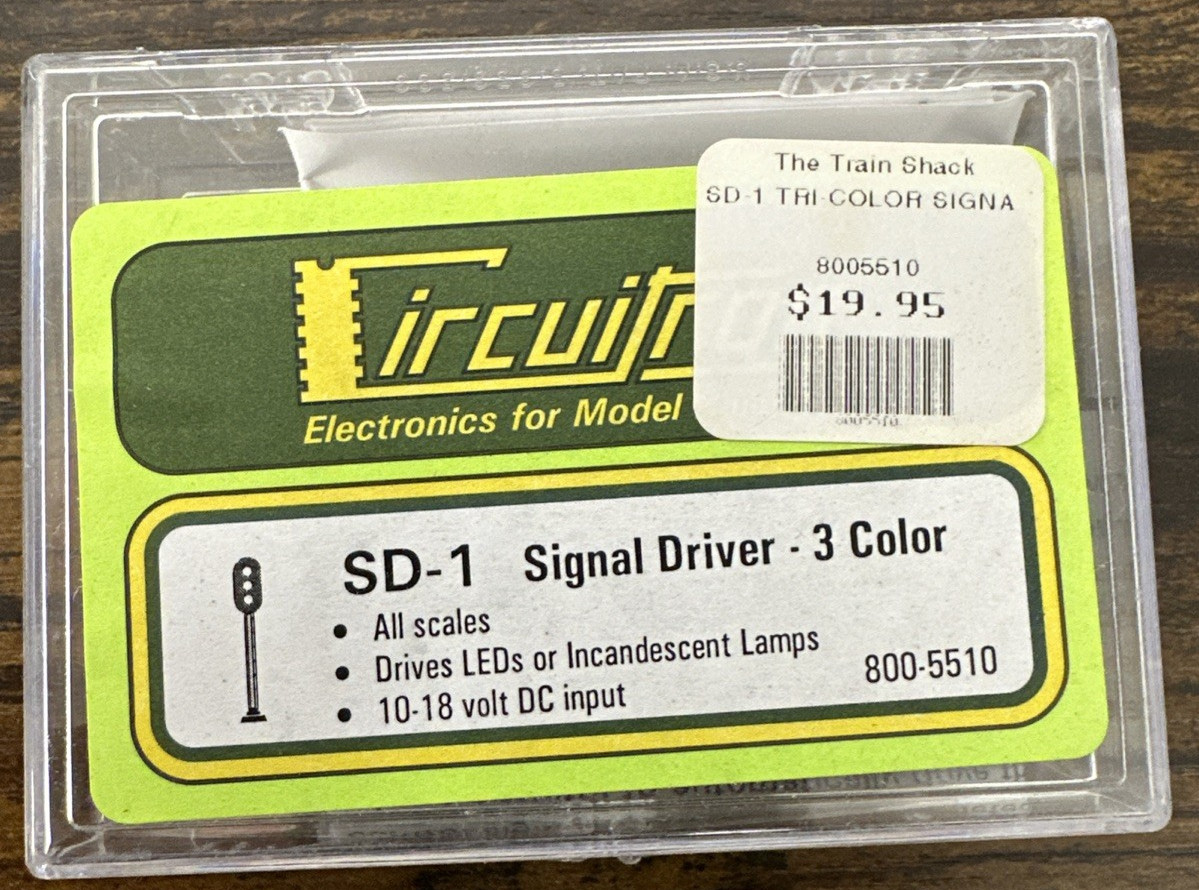 Circuitron Model SD-1 Signal Driver - 3 Color 800-5510 10-18 Volts DC NIP!