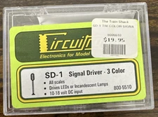 Circuitron Model SD-1 Signal Driver - 3 Color 800-5510 10-18 Volts DC NIP!