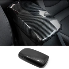 For Toyota Corolla 2019-2023 Carbon Fiber Central Armrest Storage Box Cover Trim