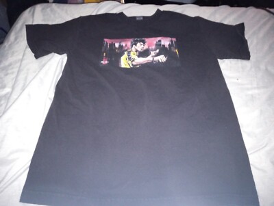 DGK Bruce Lee Be Water My Friend Black T Shirt Mens Size Medium