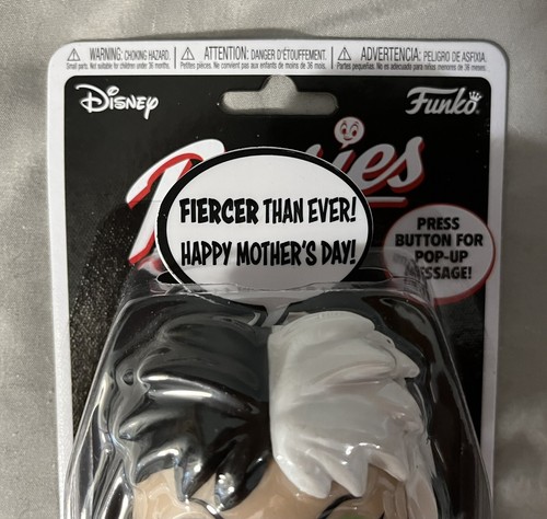 4 New Funko Popsies Mothers Day Disney Ursula,Little Mermaid, Cruela De Vil 101 - Picture 5 of 10