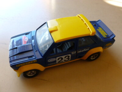 die cast scala 1:24 BURAGO FIAT 131 Abarth Mirafiori RALLY OLIO - Main Image