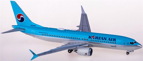 for JC Wings for Korean Air for Boeing 737 MAX 8 HL8348 1:200 Airplane Model
