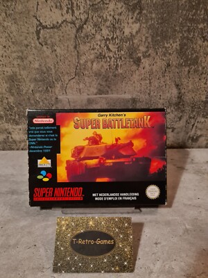 SNES Super Nintendo Super Battletank mit OVP und Anleitung FAH