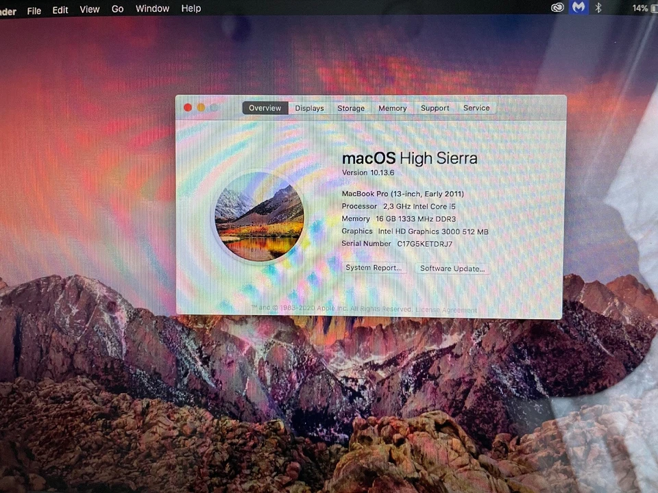 macbook pro 13 inch early 2011 480gb storage 16 gb RAM - Image 2 of 4