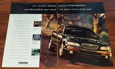 MAZDA MILLENIA PRINT AD 2-PAGE MAGAZINE ADVERTISEMENT AN INTELLIGENT STATEMENT