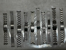 LOTTO BRACCIALI VINTAGE EXTRA LONG TUTTI COMPLETI E TUTTI DA UOMO 10 Pz