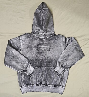 トップス Supreme x MM6 Box Logo Hooded Black XXL Supreme MM6 Maison Margiela Foil Box Logo Hooded Sweatshirt