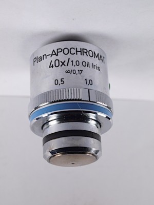 Zeiss Plan-Apochromat 40x Oil IRIS Infinity RMS Microscope Objective