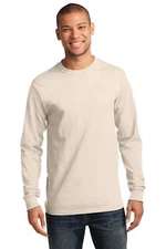 Port & Company Men's Long Sleeve Essential Tee PC61LS FREE SHIPPING!