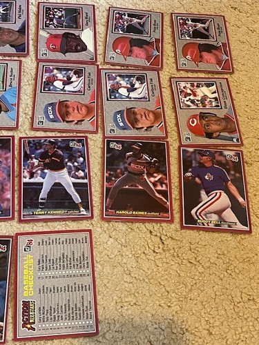 Vintage DONRUSS ACTION ALL STARS 1983 & 1984 Baseball Card Lot Ripken Pack Seal - Picture 8 of 18