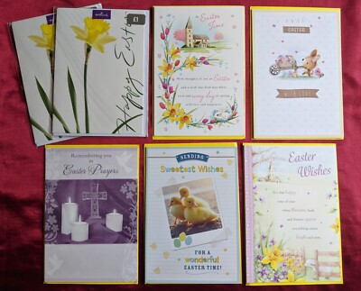 Posten Osterkarten mit Umschlägen verschiedene Designs x7
