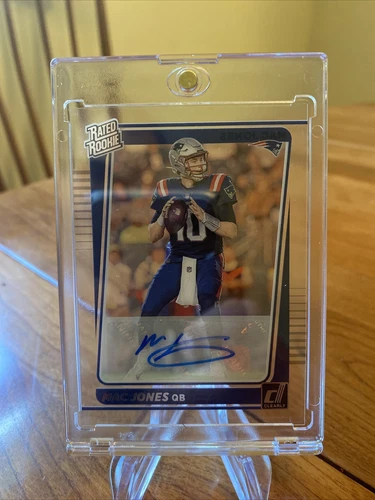 Mac Jones Auto Rookie 2021 Clearly Donruss