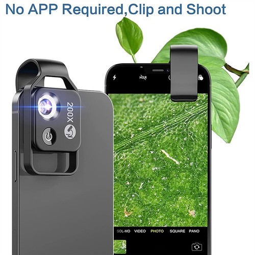 Nano Zoom 200x avec Cpl pour Iphone Nanozoom grossissement portable et application - Photo 5 sur 6