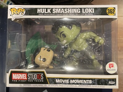 Funko POP! Hulk Smashing Loki #362 Marvel Movie Moments - - Walgreens Exclusive