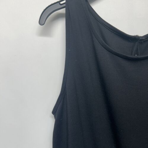 Nicole Miller New York Women’s Large Black Tank Drawstring Wide Leg Jumpsuit - Picture 9 of 13