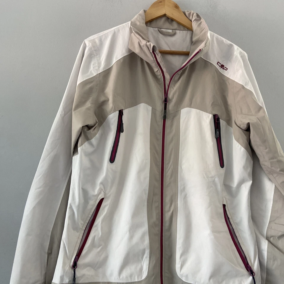 Chaqueta CMP Mujer Mediana Impermeable Clima Protect Beige  Foto 3 de 4