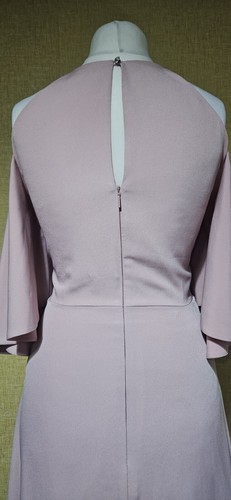 Abito TED BAKER rosa maxi spalle fredde tg 14 festa lungo ballo 4 matrimonio - Foto 13 di 17