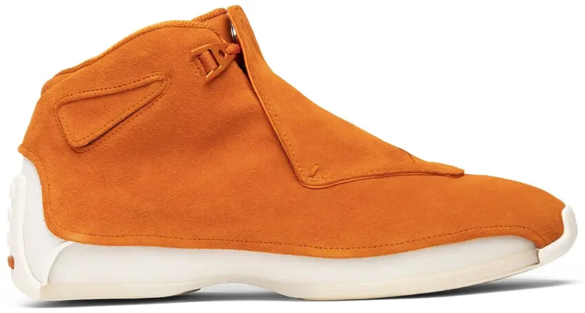 Size 13 Air Jordan 18 Retro Orange Suede for sale online