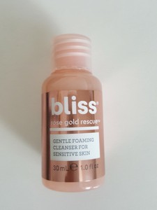 bliss rose gold cleanser
