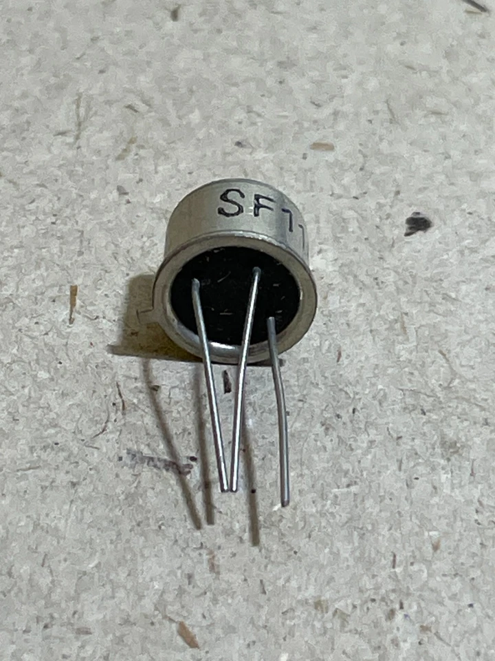 10x SF116C PNP 20V 500mA 600mW 60MHz HF Breitband Transistoren TO39 #AS-N05 - Bild 3 von 4