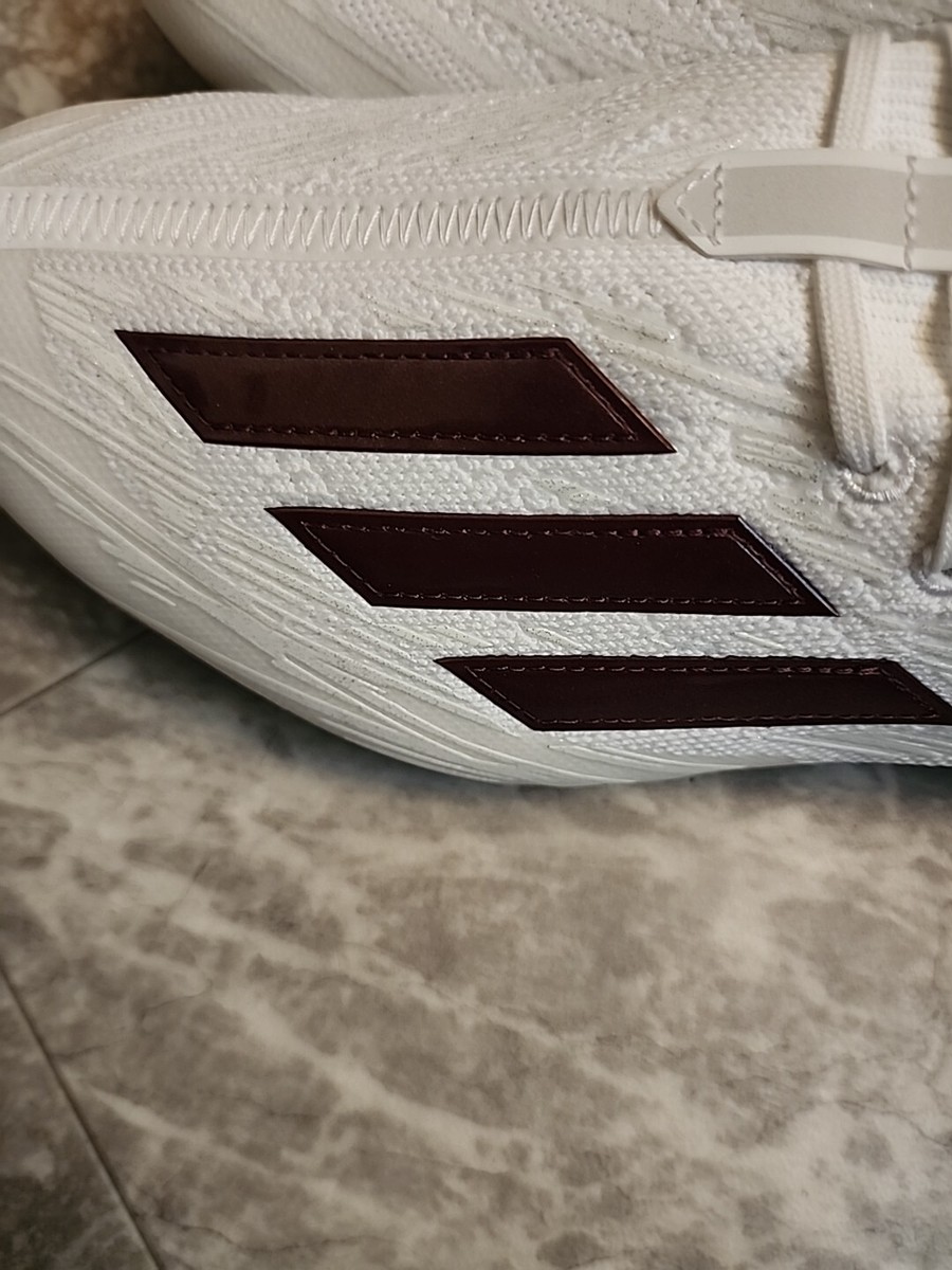Adidas Adizero Primeknit Football Cleats White Maroon HP8741  display picture 1