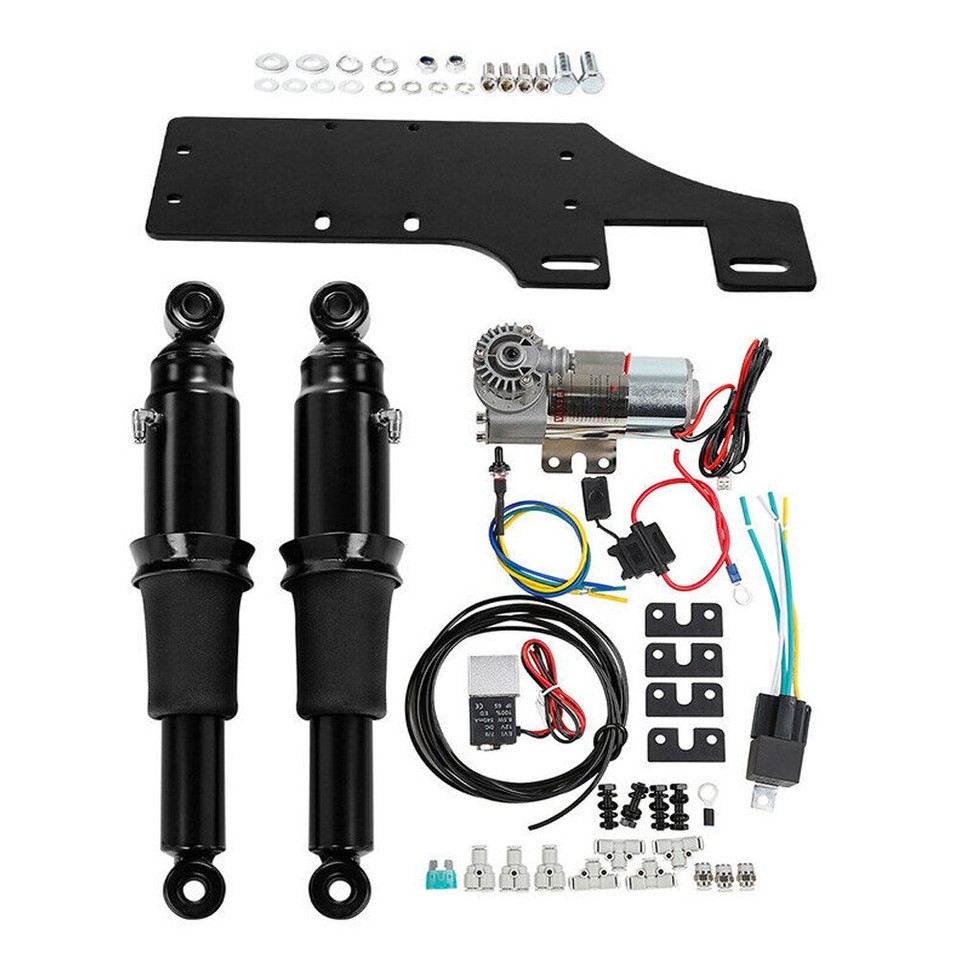 Front Air Ride Lowering Kit & Rear Suspension For HarleyDavidson eBay