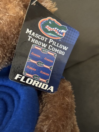 University of Florida Gators Soft Plush Teddy Bear w Blanket NCAA Licensed 16" - Picture 2 of 5