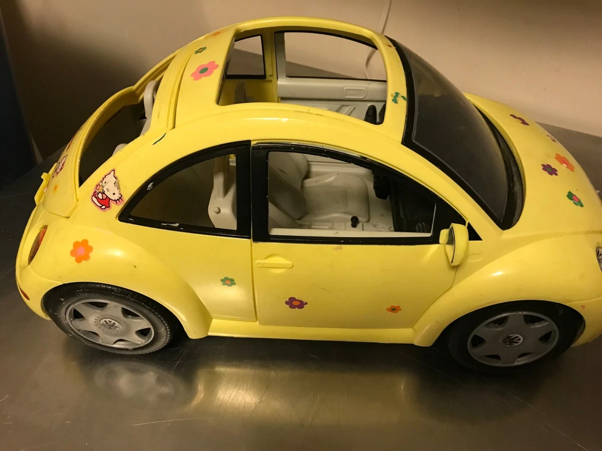 Barbie yellow cheap volkswagen beetle