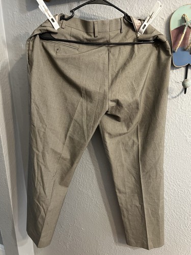 Lauren Ralph Lauren Dress Pants Mens Brown Flat Front 36×29 - Picture 6 of 8