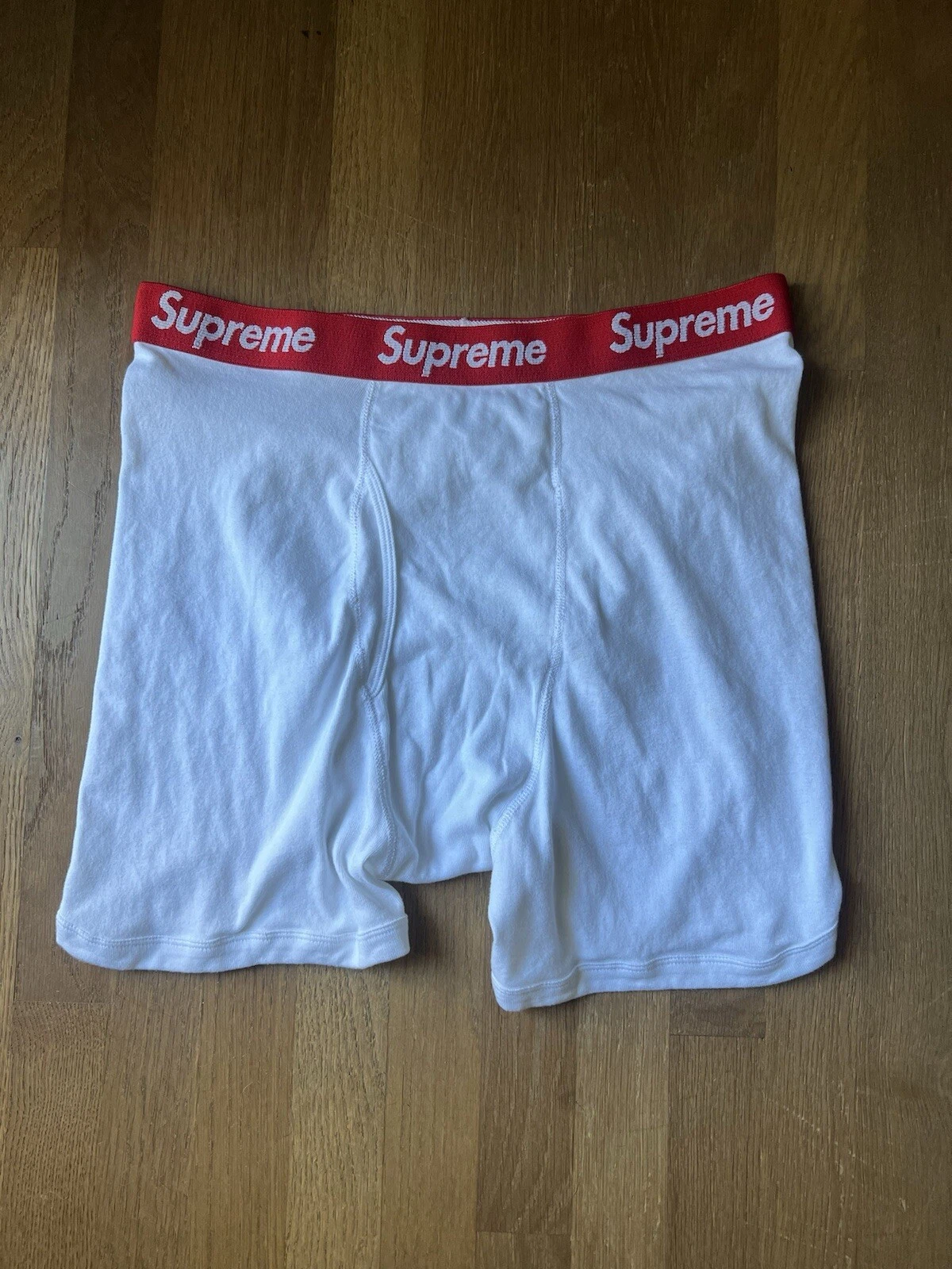 Boxer slip blanc simple SUPREME X HANES taille XL