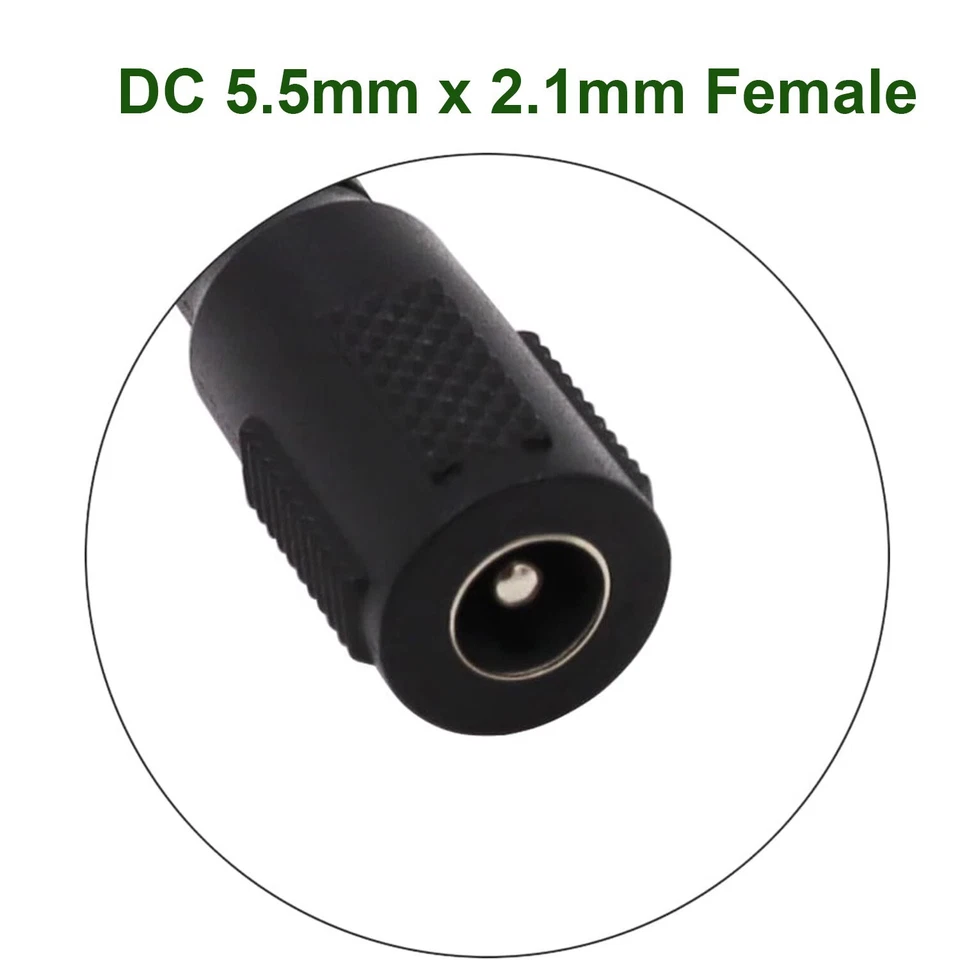 100pcs DC Power 5.5mm x 2.1mm Male 90° Right Angle To Female Extension Cable 1m - Image 4 of 4