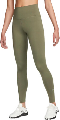 Nike One Women's High-Rise Leggings, Green, XS